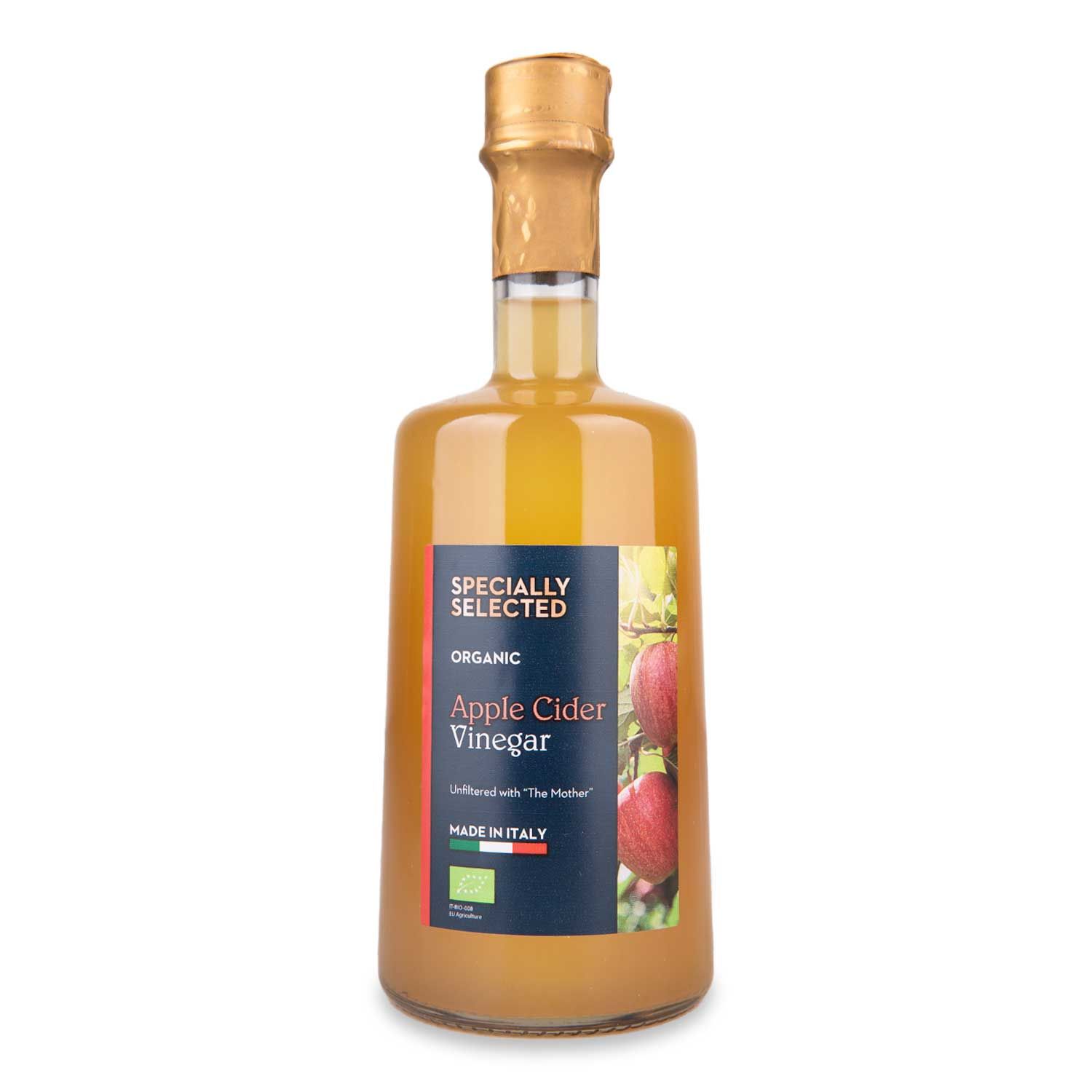 Organic Apple Cider Vinegar Unfiltered 500ml Specially Selected